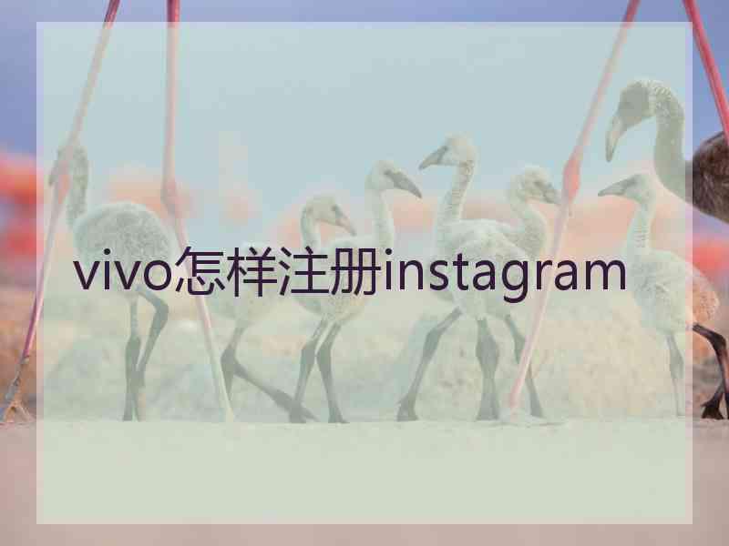 vivo怎样注册instagram