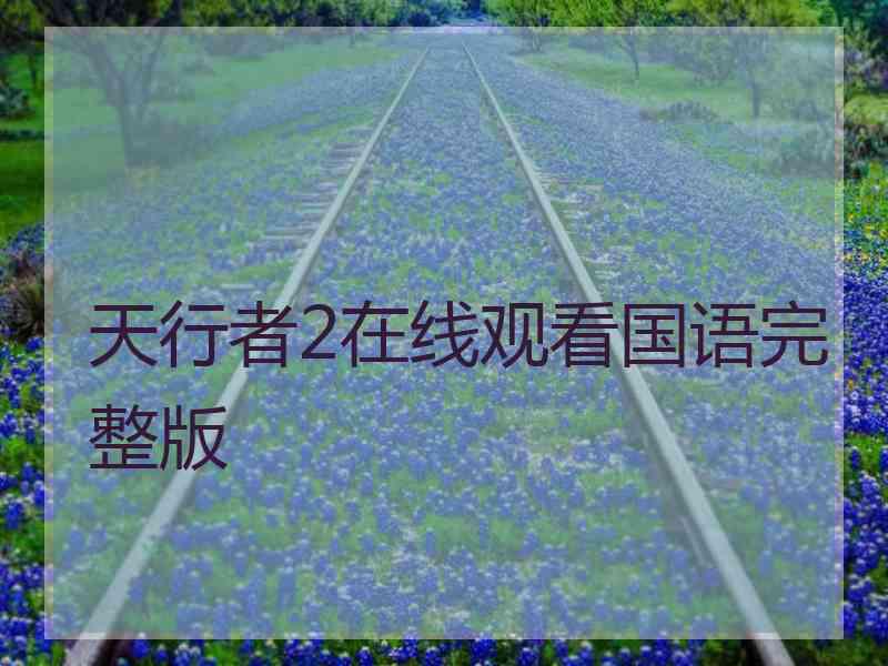 天行者2在线观看国语完整版