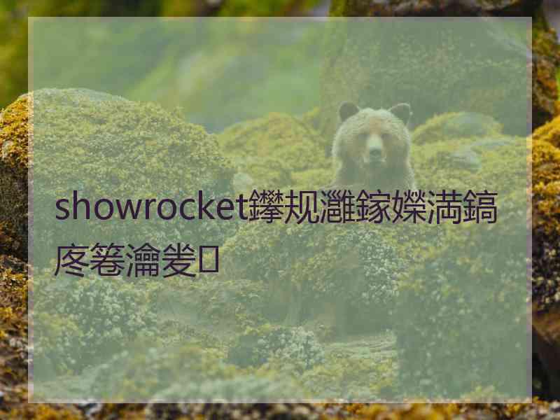 showrocket鑻规灉鎵嬫満鎬庝箞瀹夎