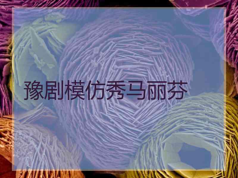豫剧模仿秀马丽芬