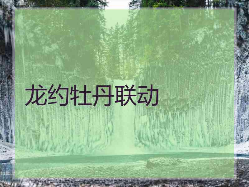 龙约牡丹联动