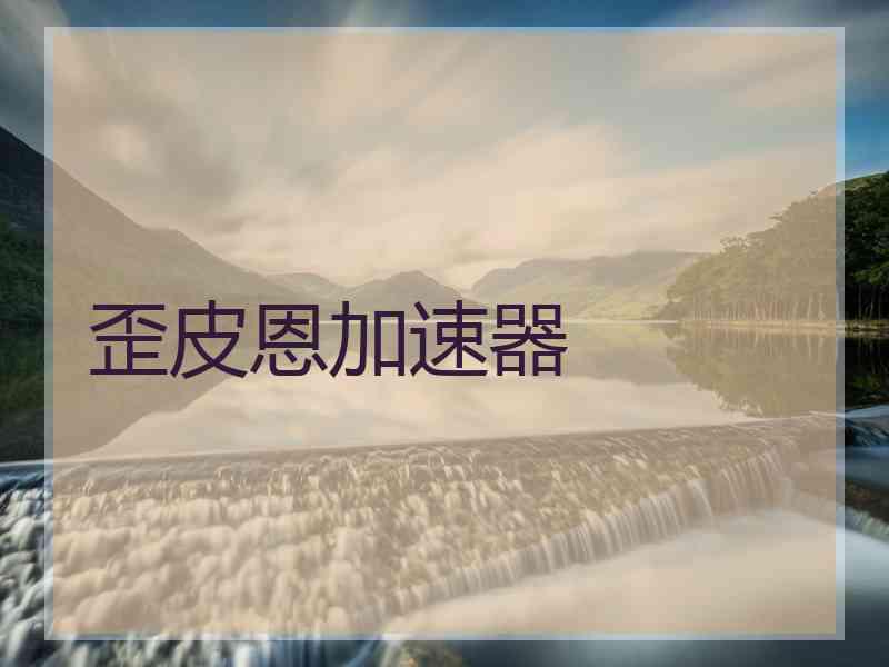 歪皮恩加速器
