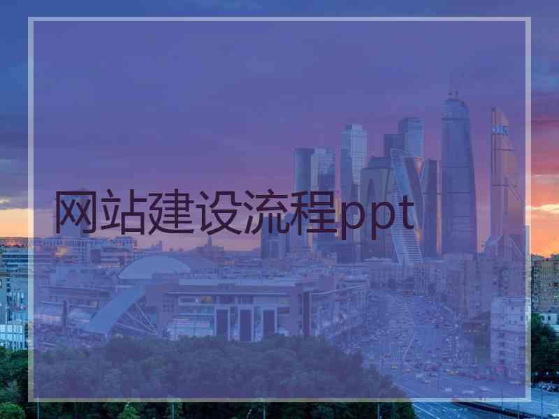 网站建设流程ppt