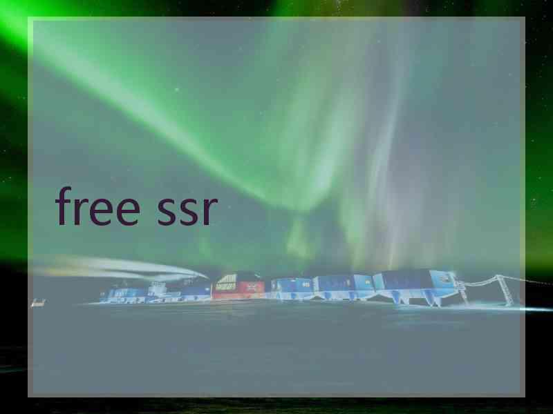 free ssr