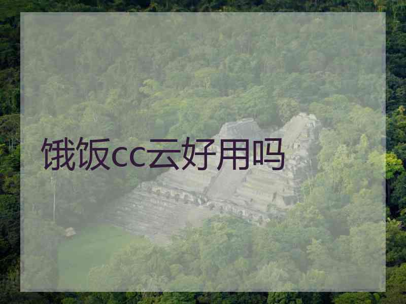 饿饭cc云好用吗