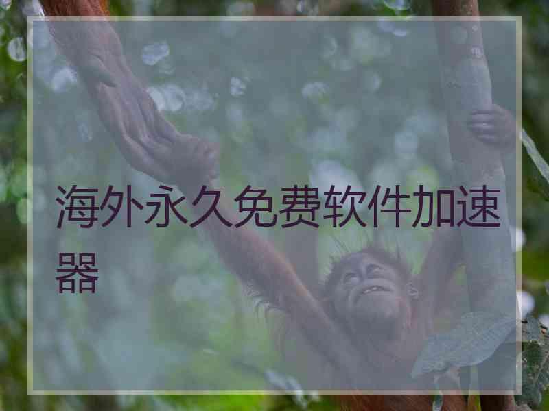 海外永久免费软件加速器