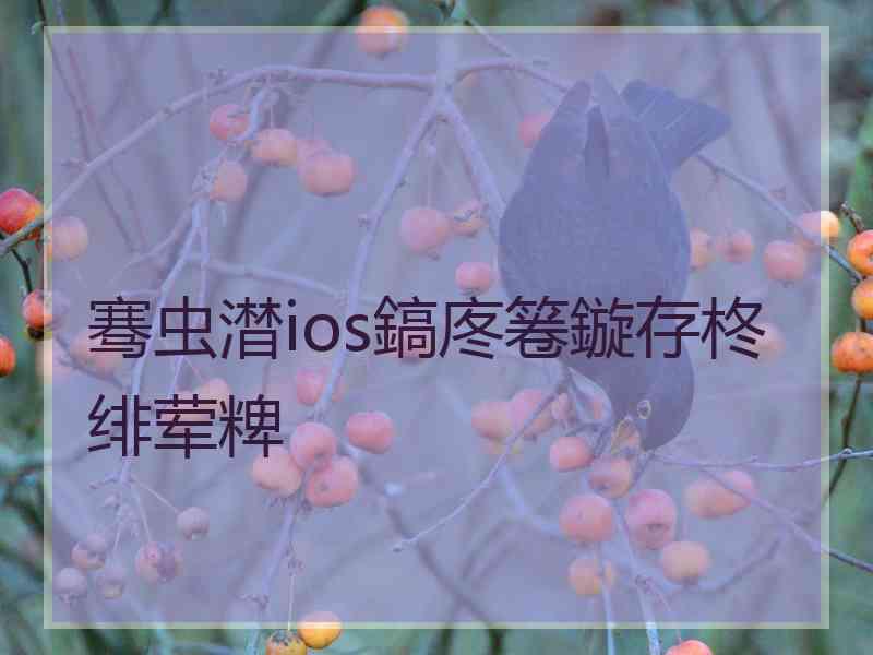 骞虫澘ios鎬庝箞鏇存柊绯荤粺