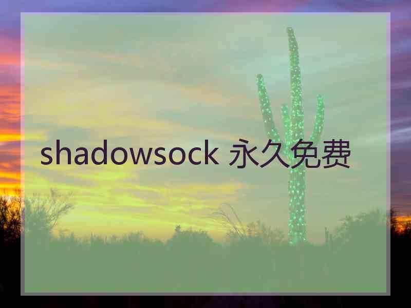 shadowsock 永久免费