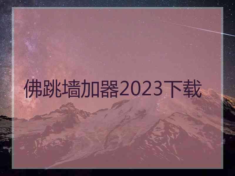 佛跳墙加器2023下载