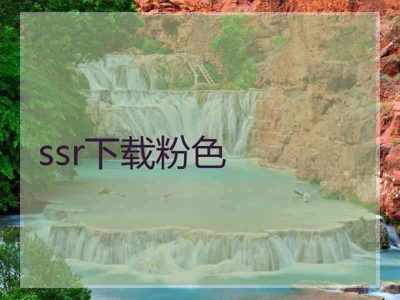 ssr下载粉色