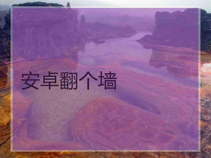 安卓翻个墙