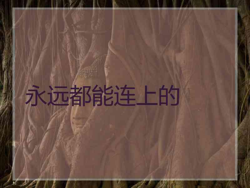 永远都能连上的