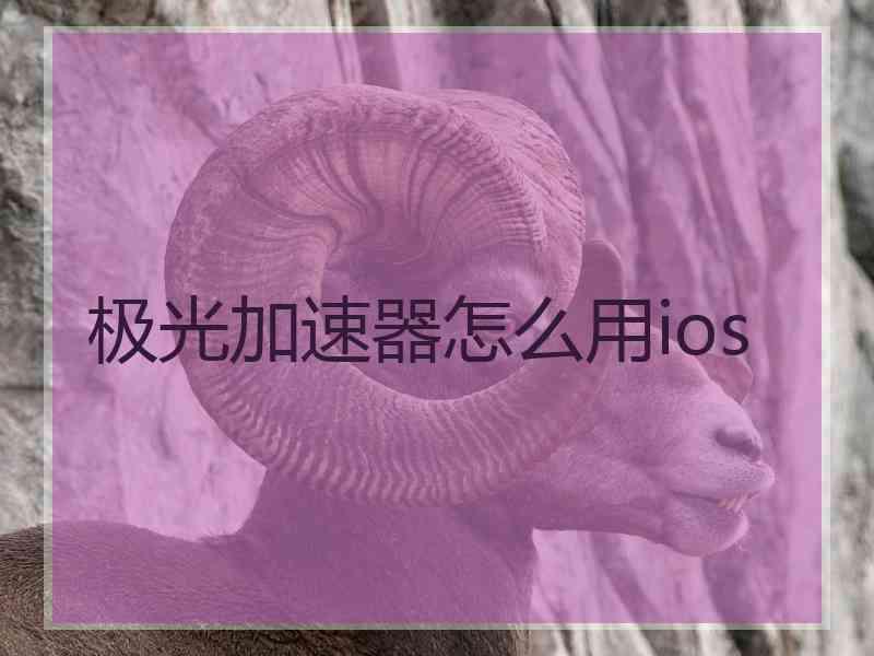 极光加速器怎么用ios