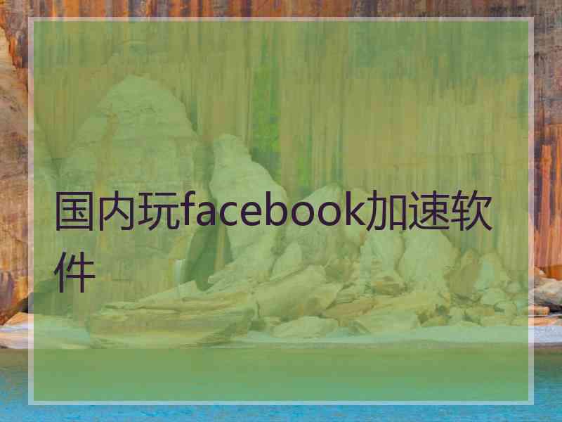 国内玩facebook加速软件