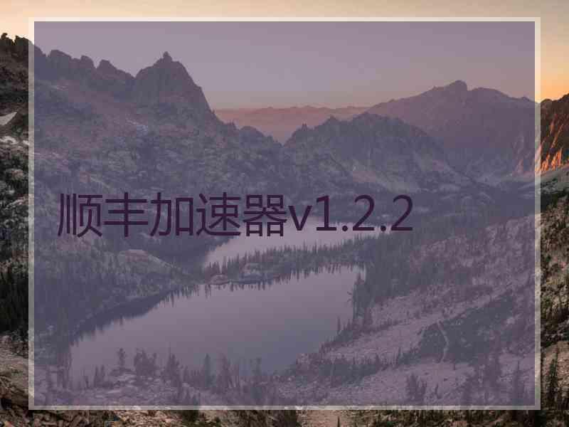 顺丰加速器v1.2.2