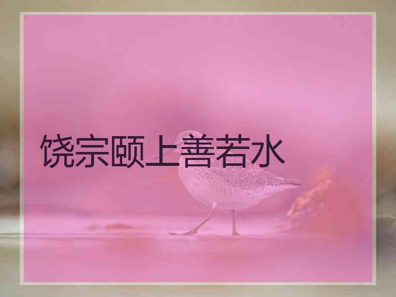 饶宗颐上善若水