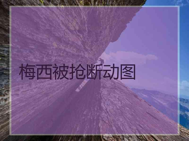 梅西被抢断动图