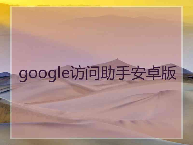 google访问助手安卓版