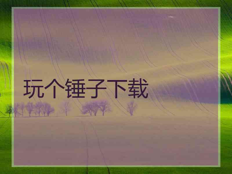 玩个锤子下载
