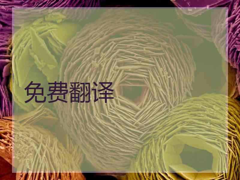 免费翻译