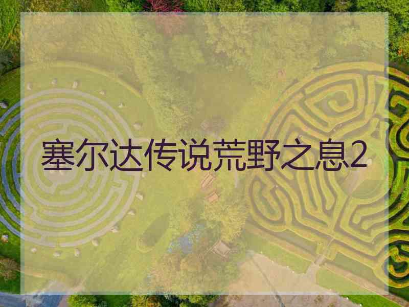 塞尔达传说荒野之息2