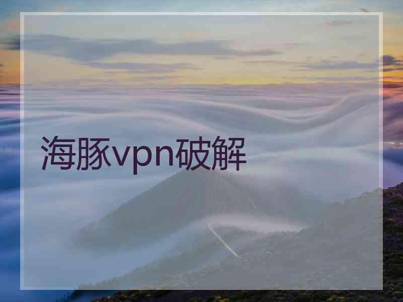 海豚vpn破解