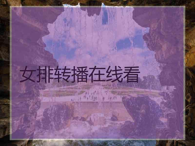 女排转播在线看