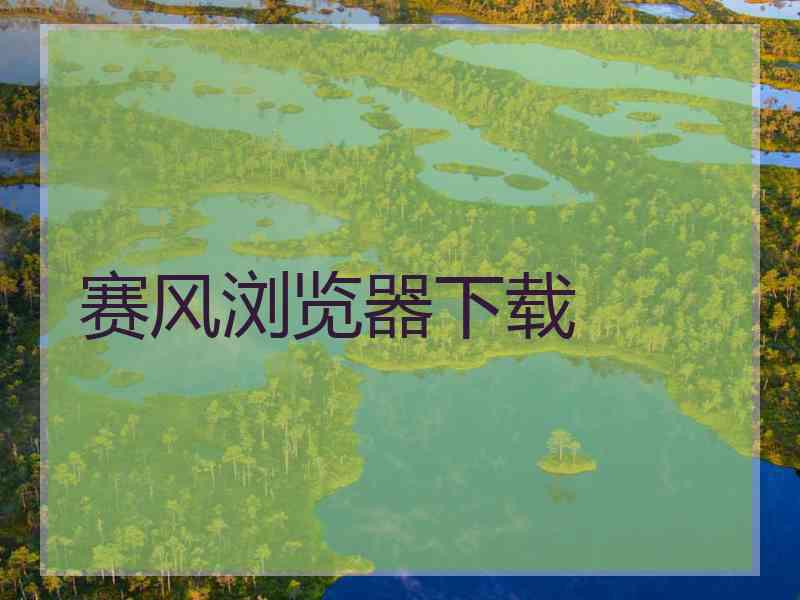 赛风浏览器下载