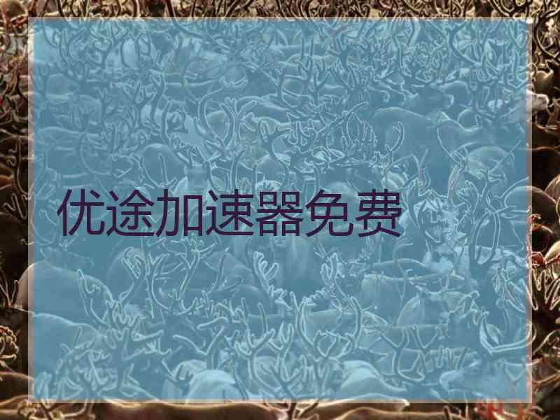 优途加速器免费