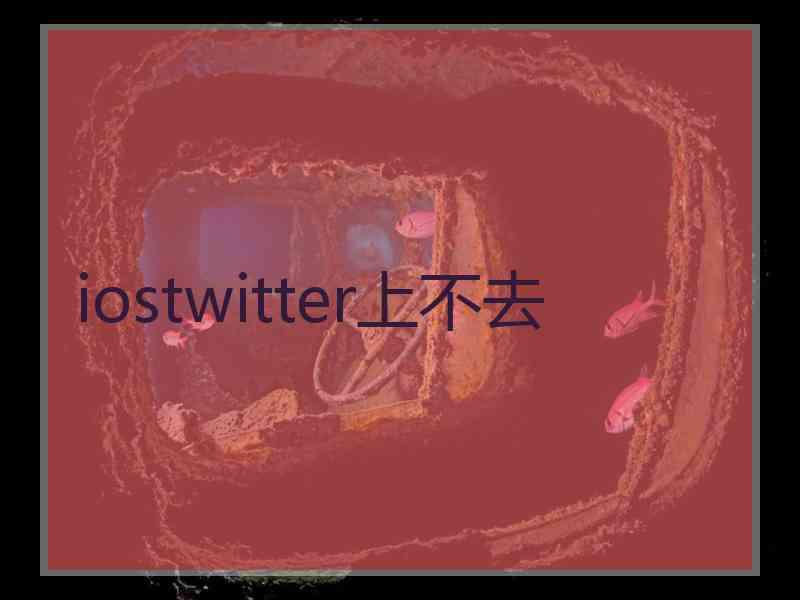 iostwitter上不去