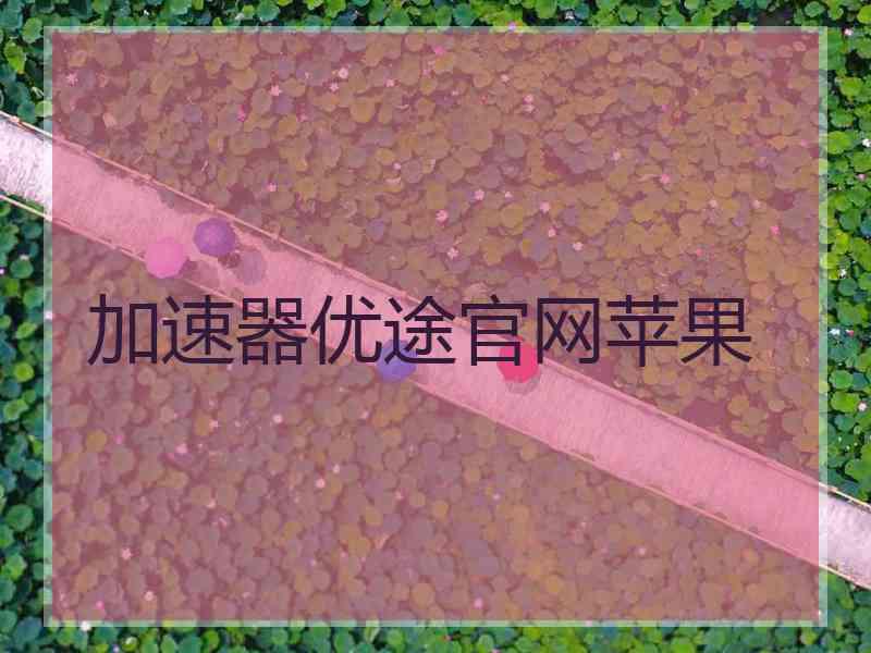 加速器优途官网苹果