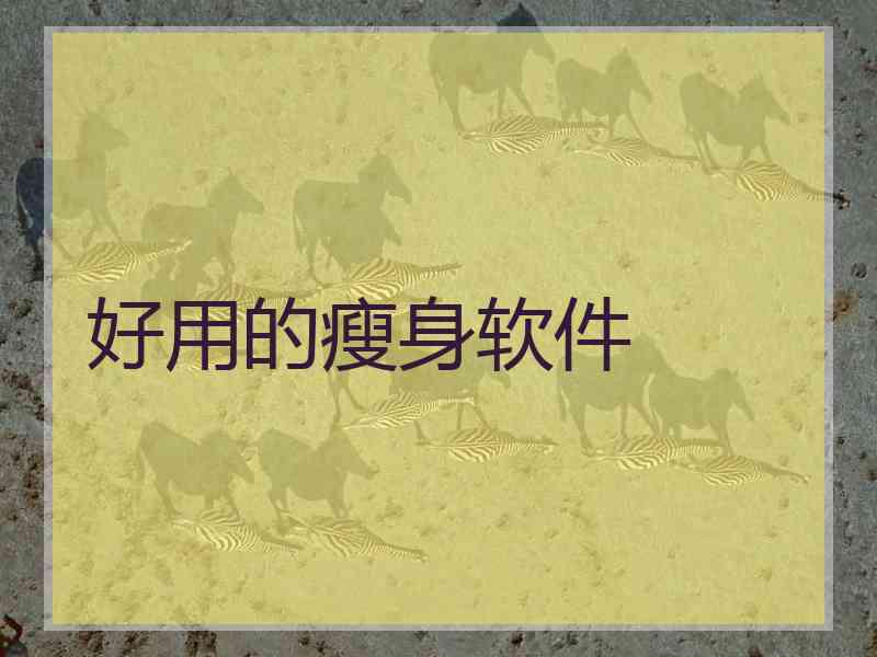 好用的瘦身软件