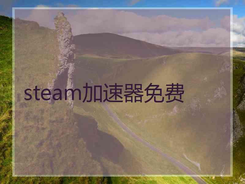 steam加速器免费