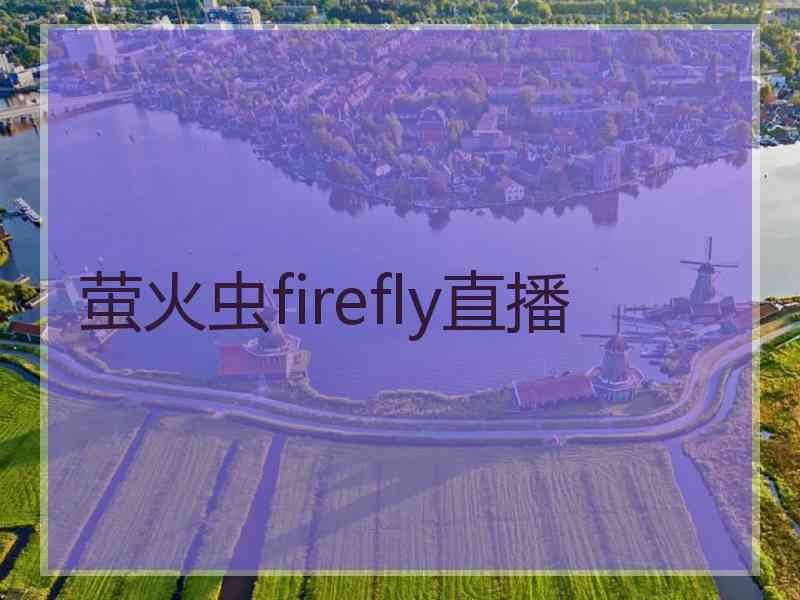 萤火虫firefly直播