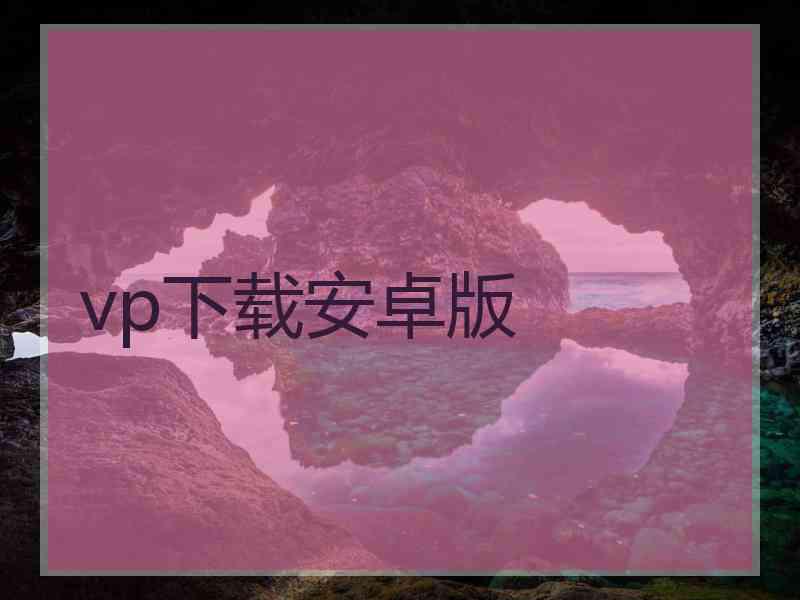 vp下载安卓版