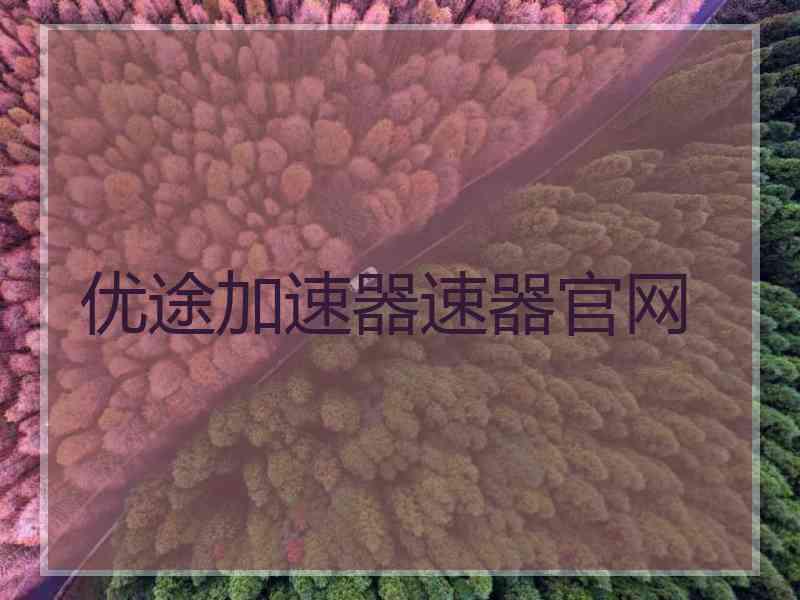 优途加速器速器官网