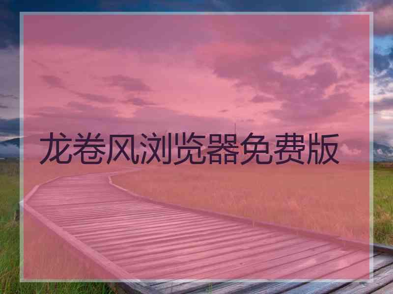 龙卷风浏览器免费版