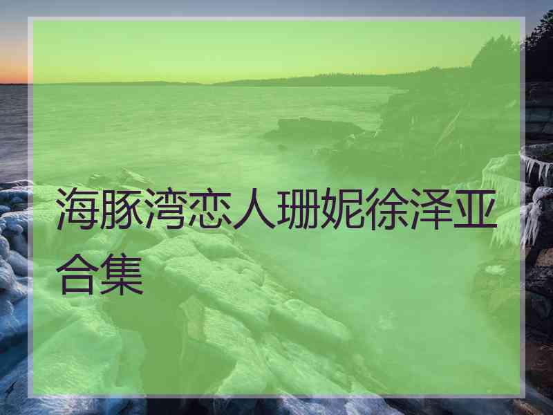 海豚湾恋人珊妮徐泽亚合集