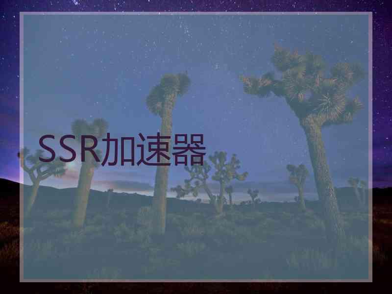 SSR加速器