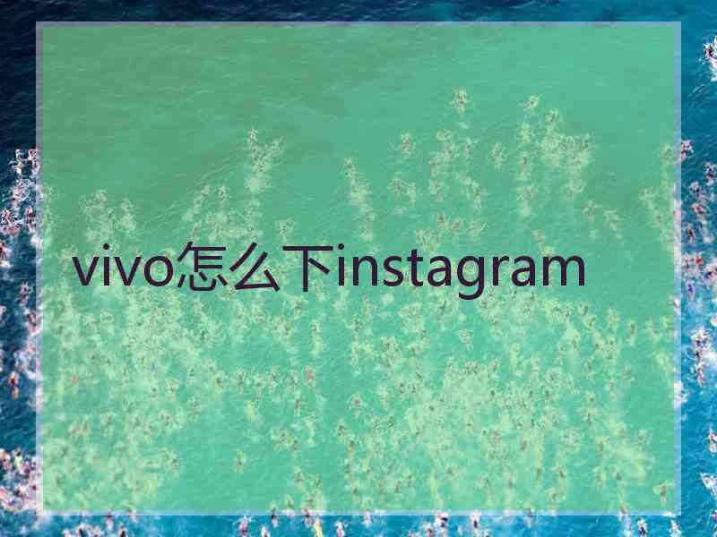 vivo怎么下instagram