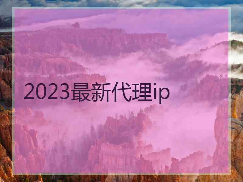 2023最新代理ip