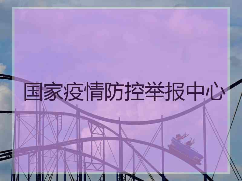 国家疫情防控举报中心